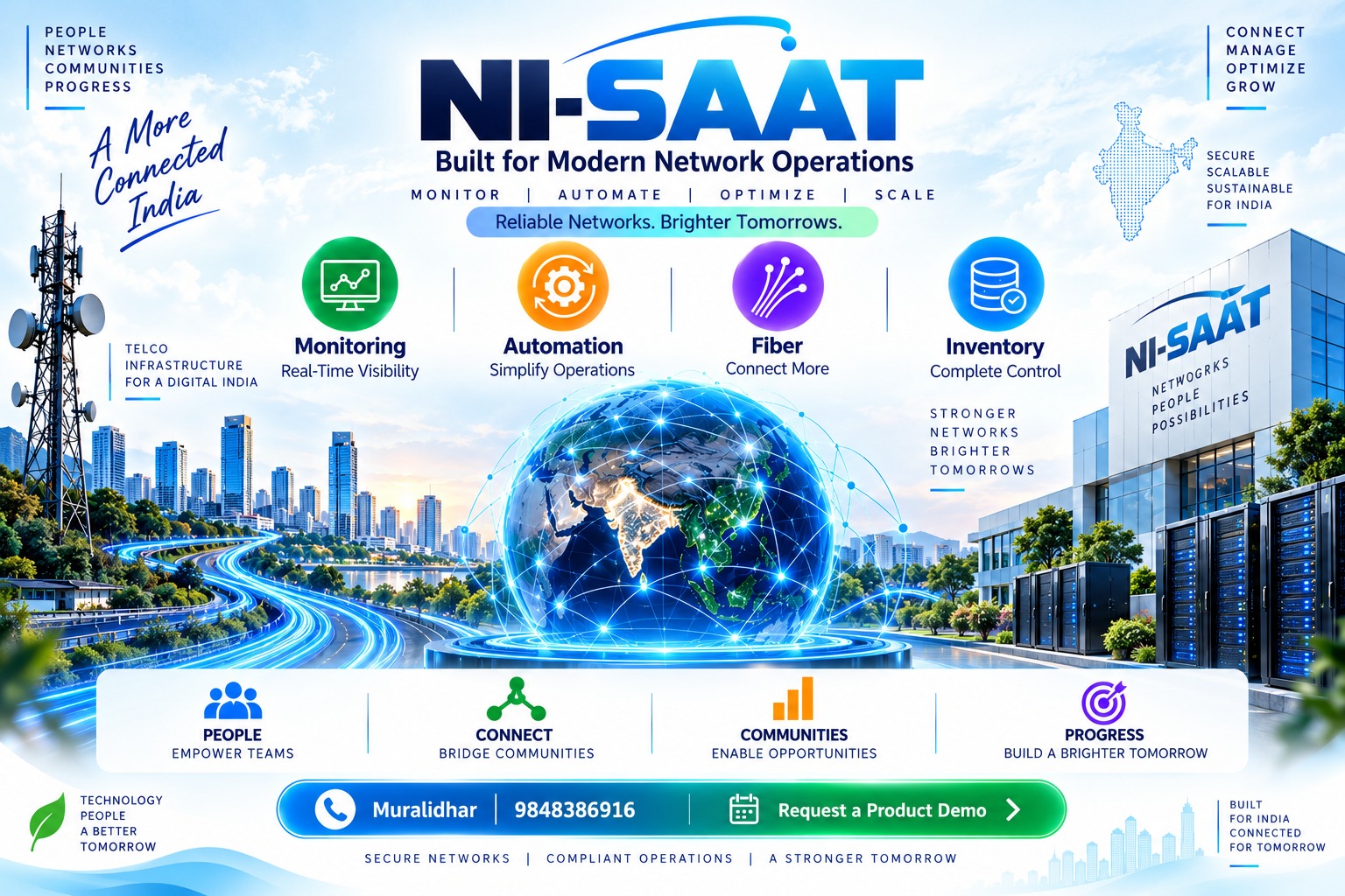 NI-SAAT modern network operations platform overview