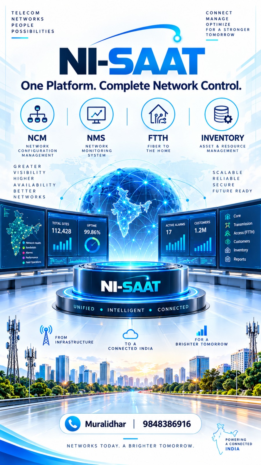 NI-SAAT complete network control platform